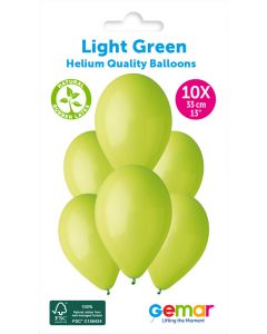 Light Green Retail Pack 13" (10pcs)