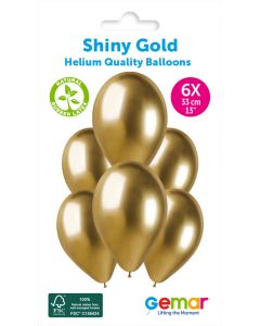 Shiny Gold 13" (6pc)