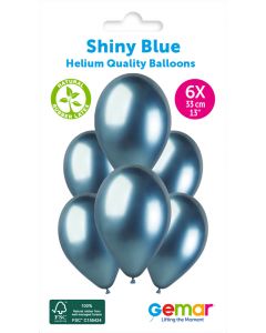 Shiny Blue 13" (6pc)