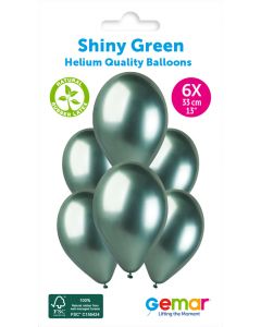 Shiny Green 13" (6pc)