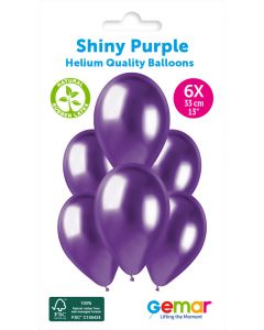 Shiny Purple 13" (6pc)