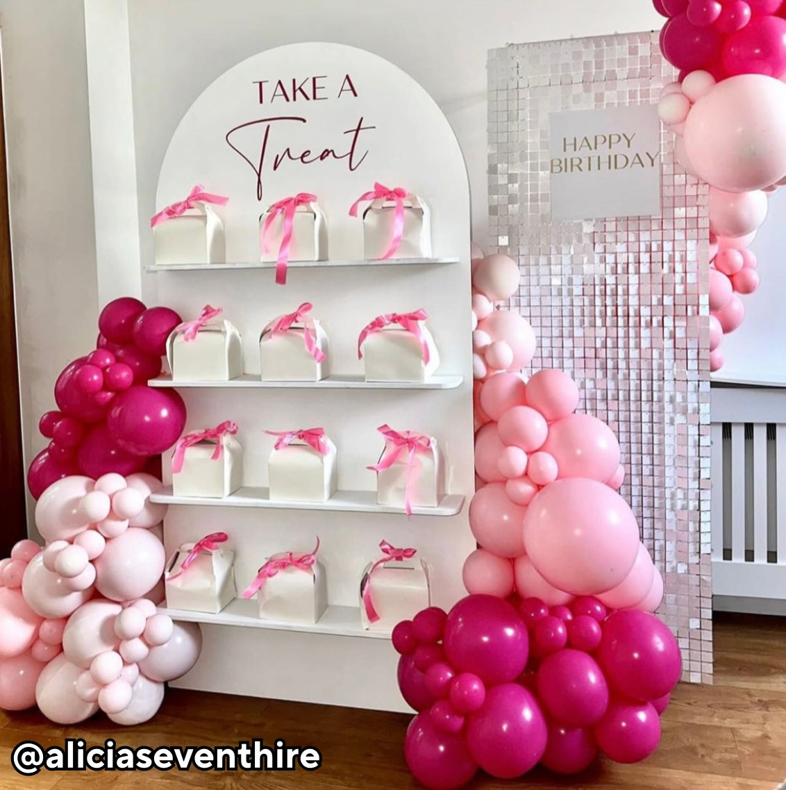 Prosecco/ Cupcake Wall with interchangeable shelves