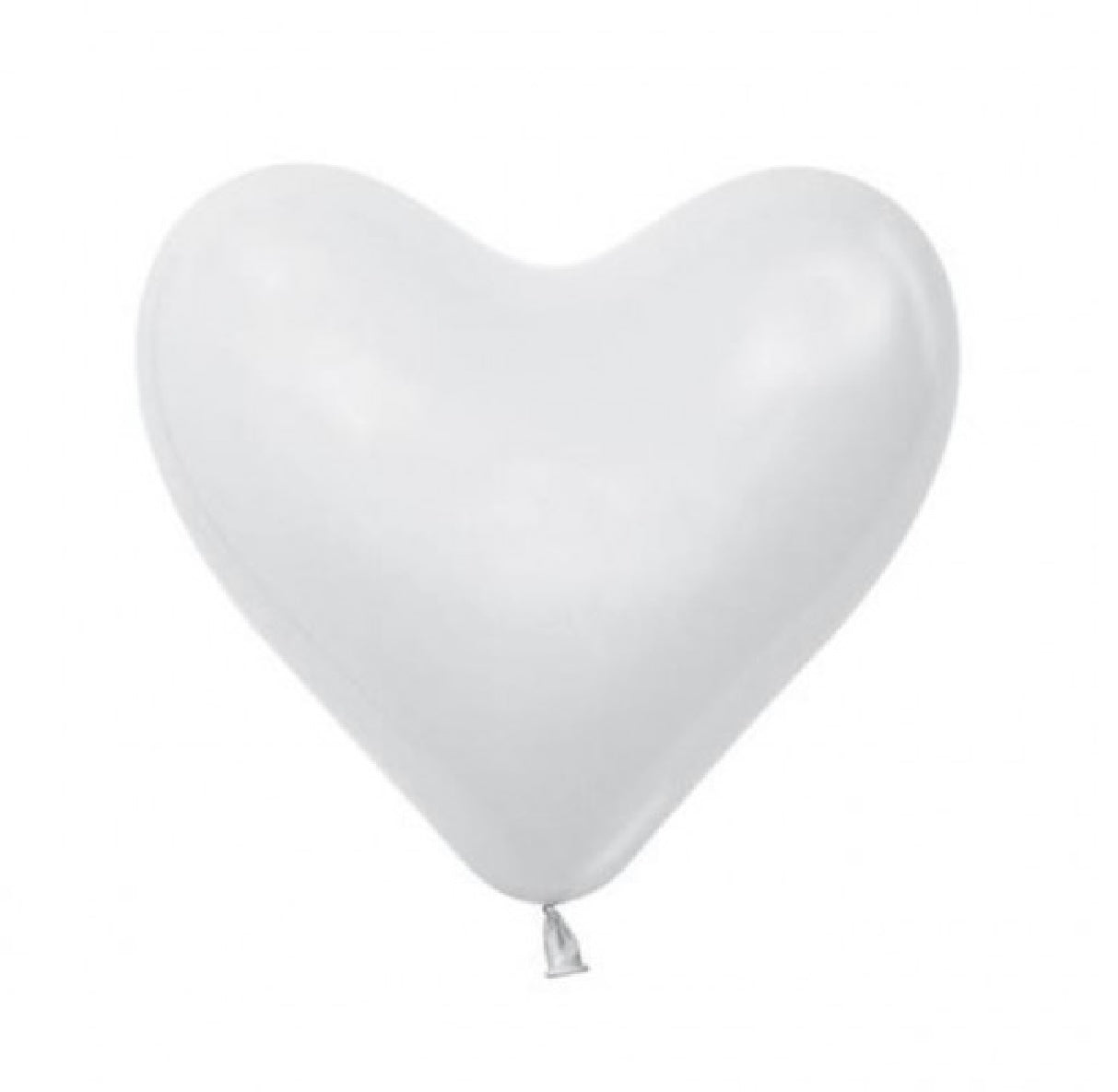 Sempertex 12‰Û Fashion White Heart Shape Balloon (50)