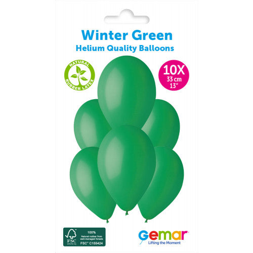 Gemar 13” Winter Green  Pk10