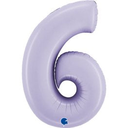 Grabo 40” Satin Lilac Foil Numbers 0-9