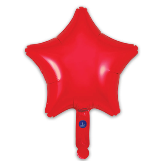 Mini Red Star 9" pk 5