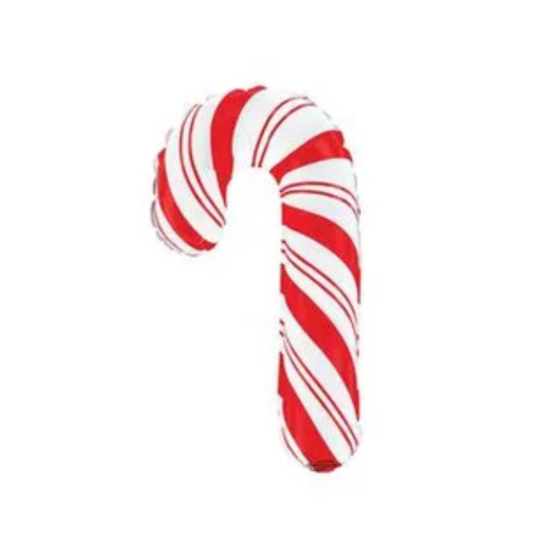 Mini Foil Candy Cane 10"