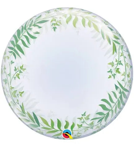 Qualatex 24" Deco Bubble - Elegant Greenery