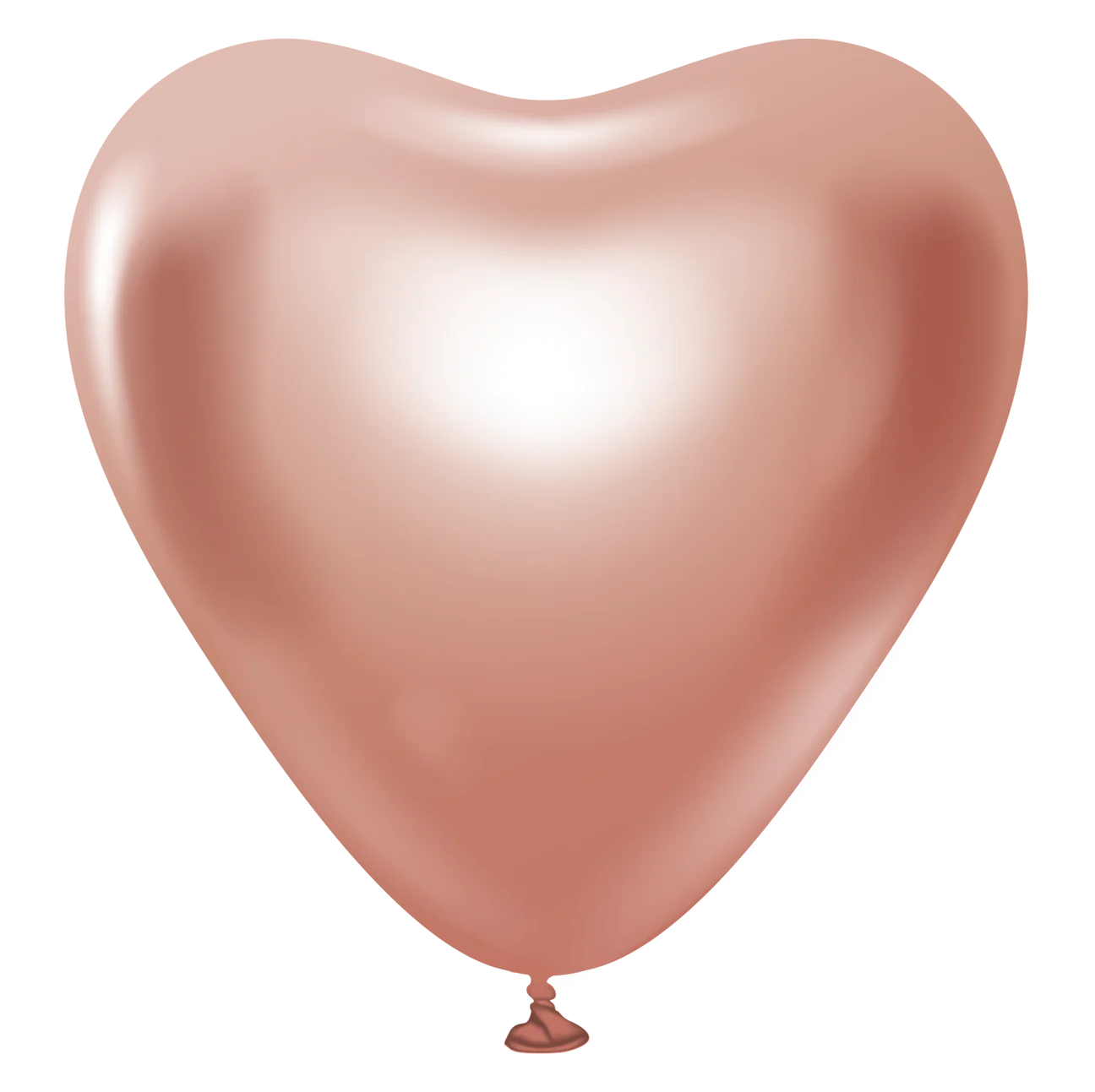 Kalisan Heart Mirror Chrome Rose Gold