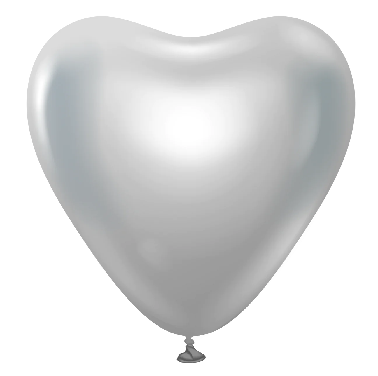 Kalisan Heart Mirror Chrome Silver