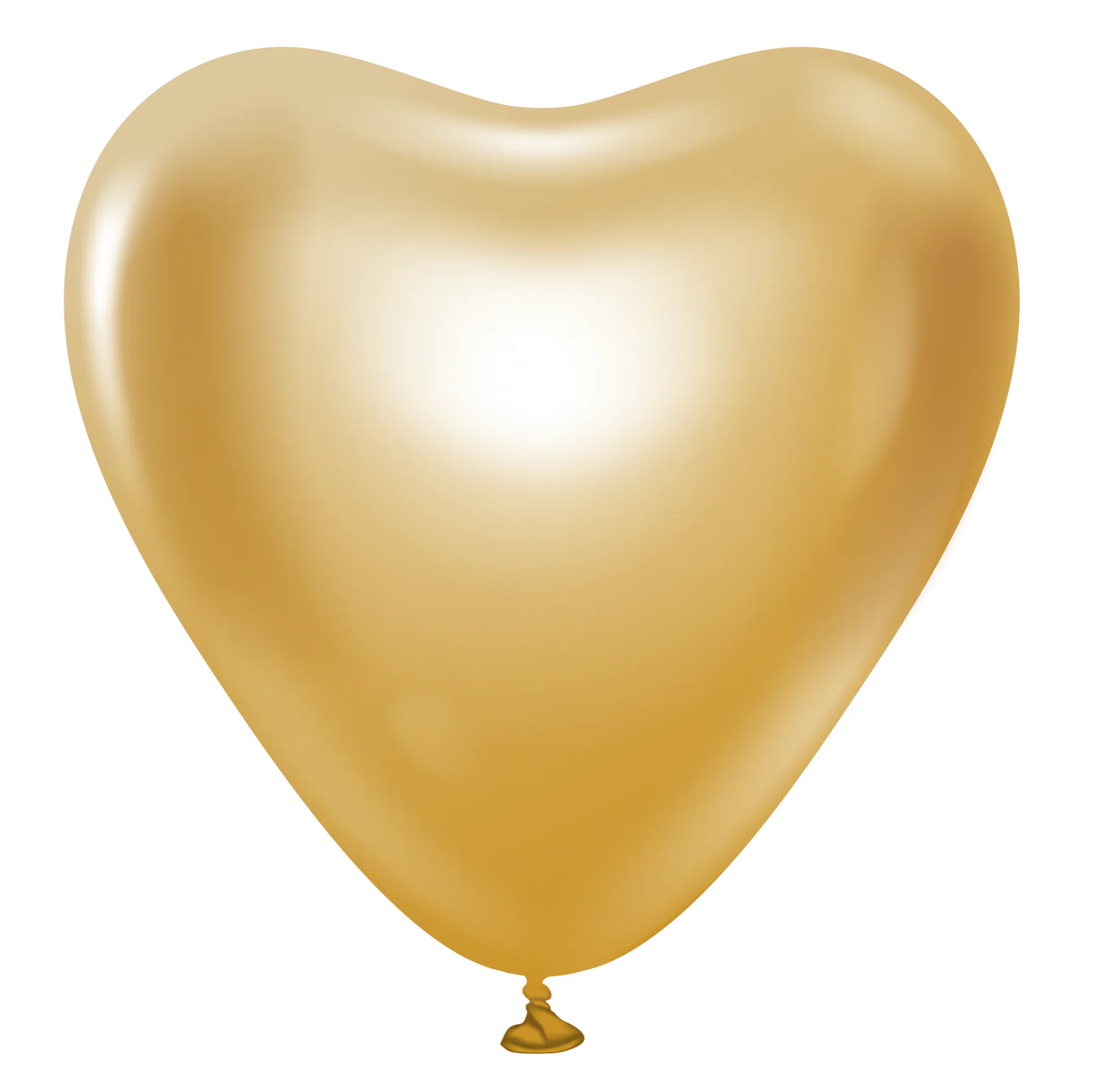 Kalisan Heart Mirror Chrome Gold