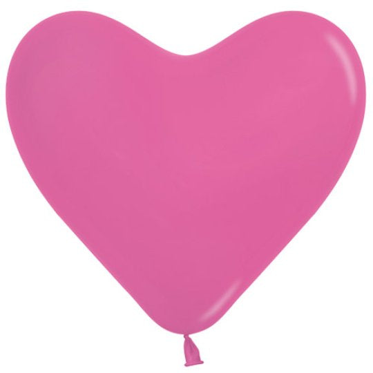 Sempertex 12‰Û Fashion Fuchsia Heart Shape Balloon (50)