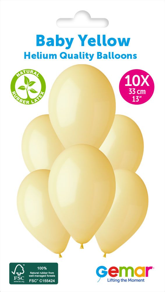 Baby Yellow Retail Pack 13" (10pcs)