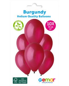 Burgundy Pack 13" (10pcs)