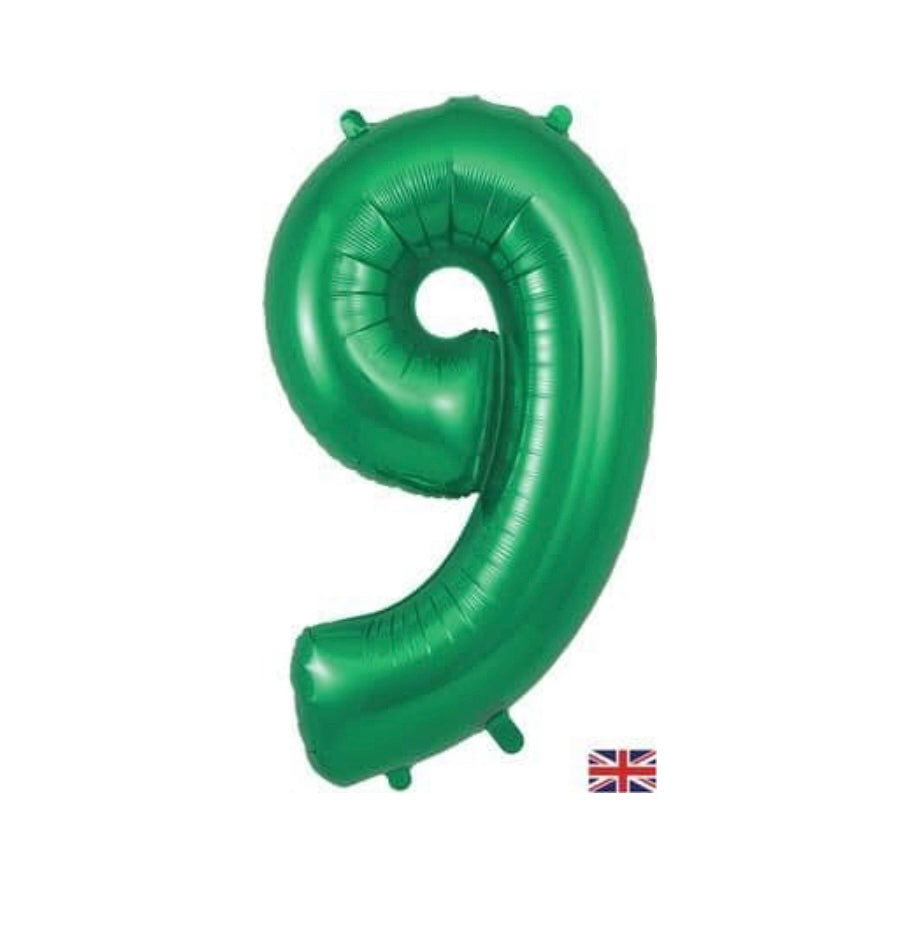 Oaktree 34 inch Green Numbers 0-9 