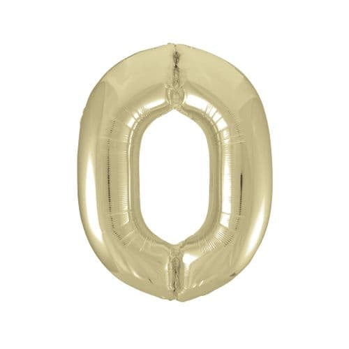 Unique 34 inch White Gold Numbers 0-9