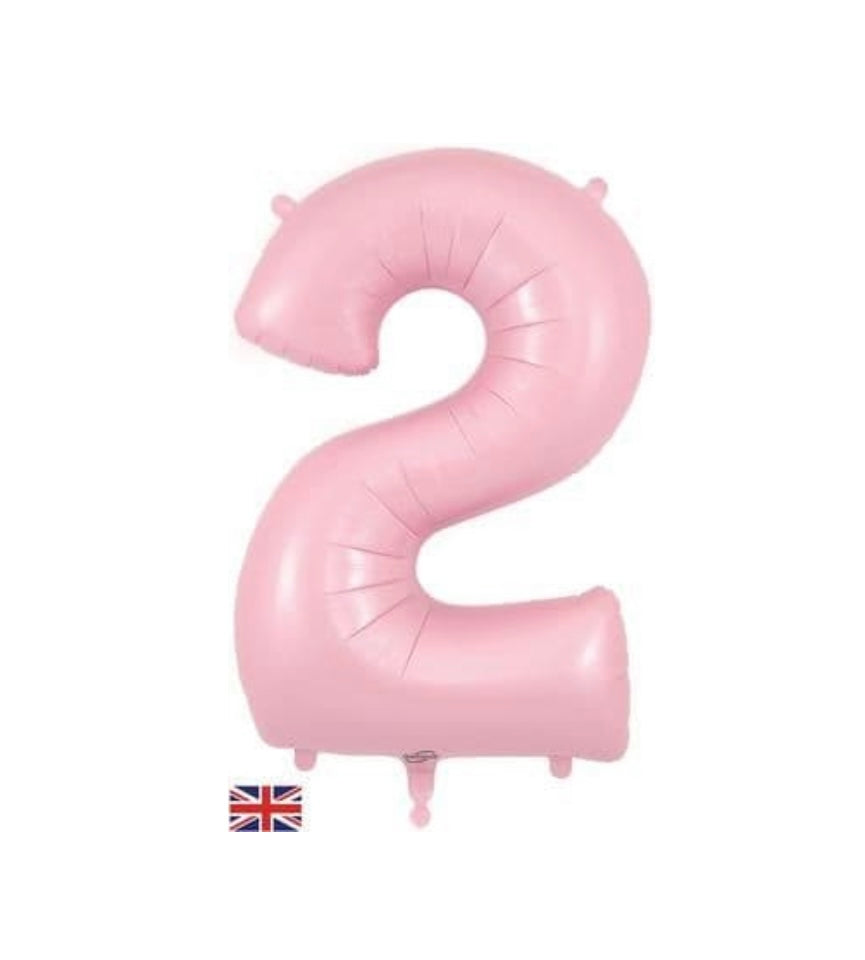 Oaktree 34 inch Matte Pink Numbers 0-9 