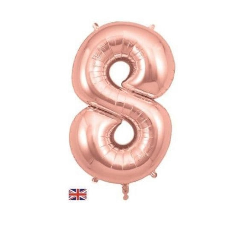 Oaktree 34 inch Rose Gold Numbers 0-9