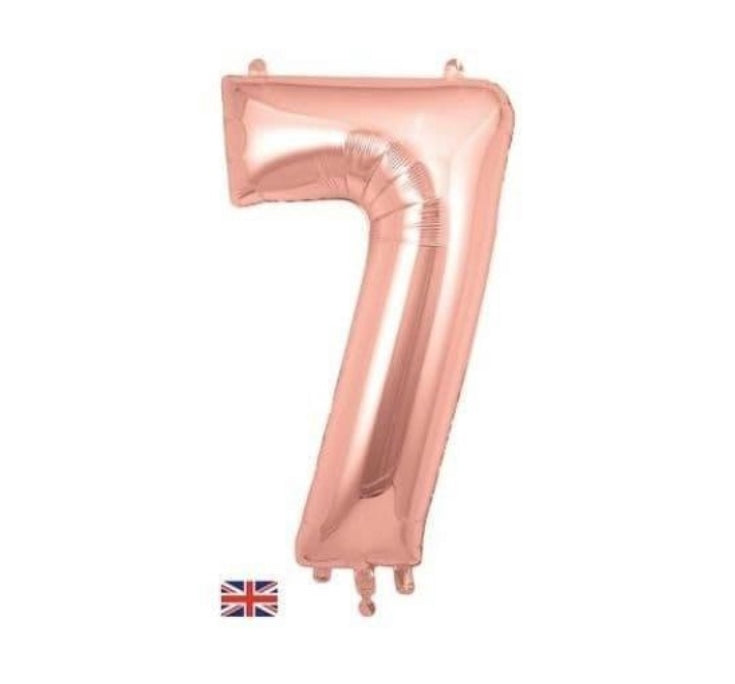 Oaktree 34 inch Rose Gold Numbers 0-9