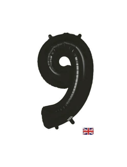 Oaktree 34 inch Black Numbers 0-9 