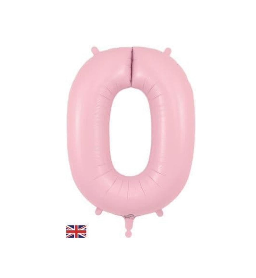 Oaktree 34 inch Matte Pink Numbers 0-9 