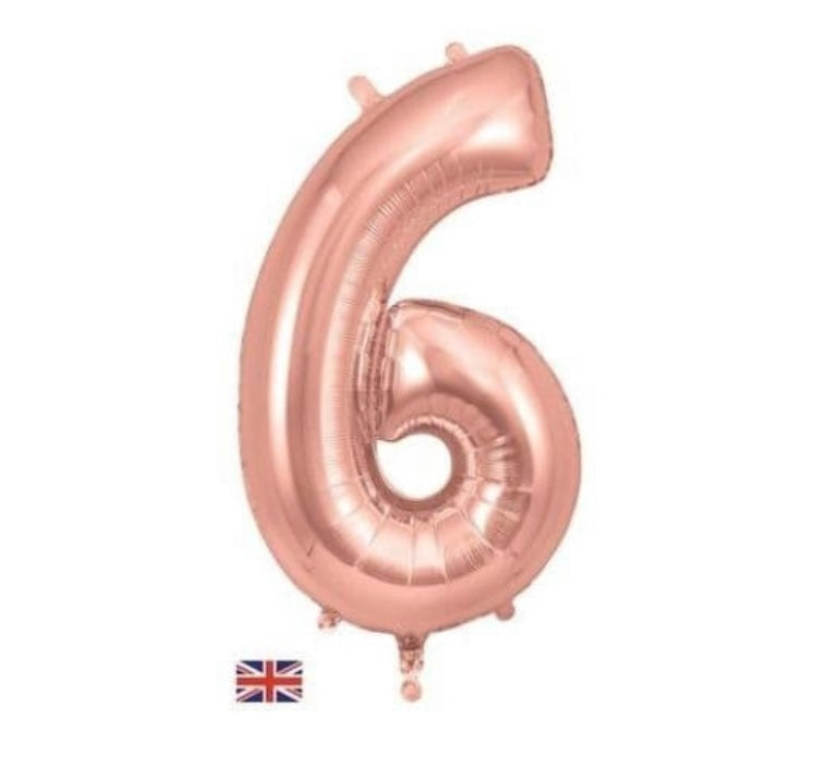 Oaktree 34 inch Rose Gold Numbers 0-9