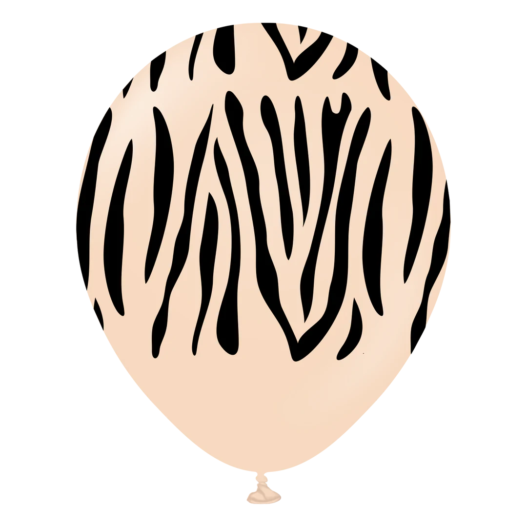 Kalisan 12” Safari Zebra - Blush (25)