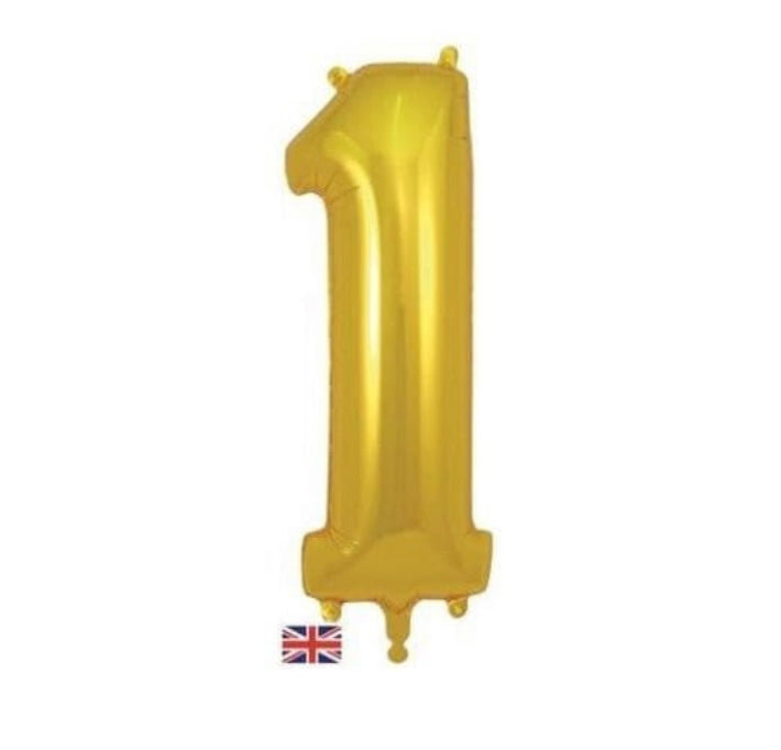 Oaktree 34 inch Gold Numbers 0-9