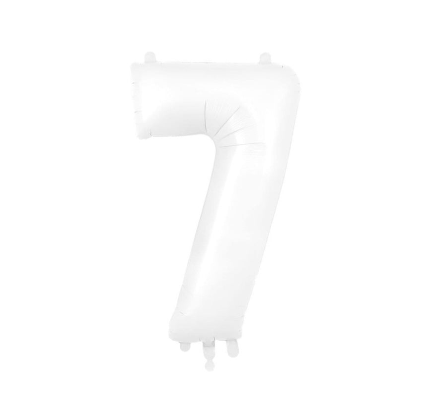 Oaktree 34 inch Matte White Numbers 0-9 