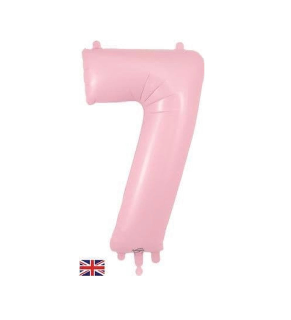 Oaktree 34 inch Matte Pink Numbers 0-9 