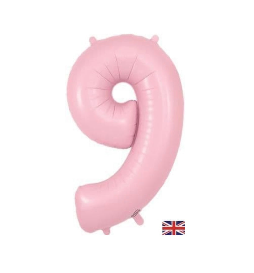 Oaktree 34 inch Matte Pink Numbers 0-9 