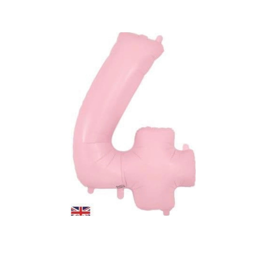 Oaktree 34 inch Matte Pink Numbers 0-9 