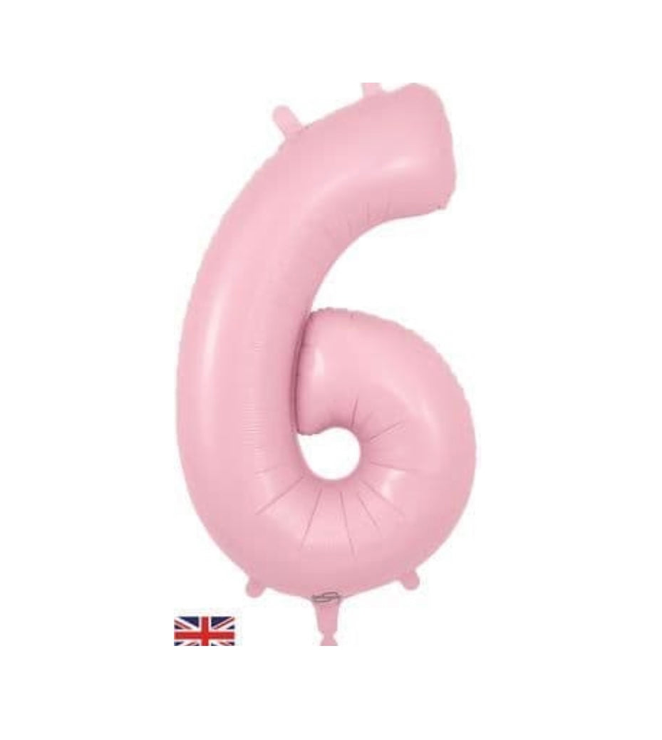 Oaktree 34 inch Matte Pink Numbers 0-9 