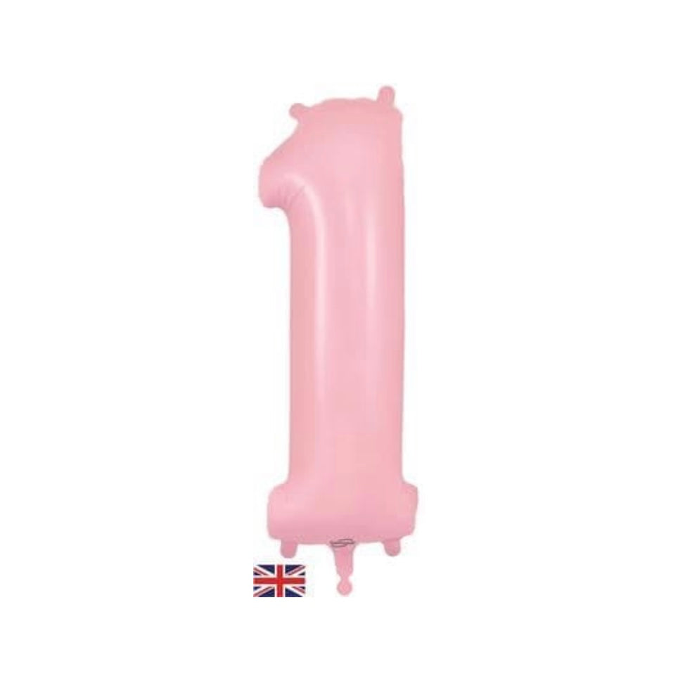 Oaktree 34 inch Matte Pink Numbers 0-9 