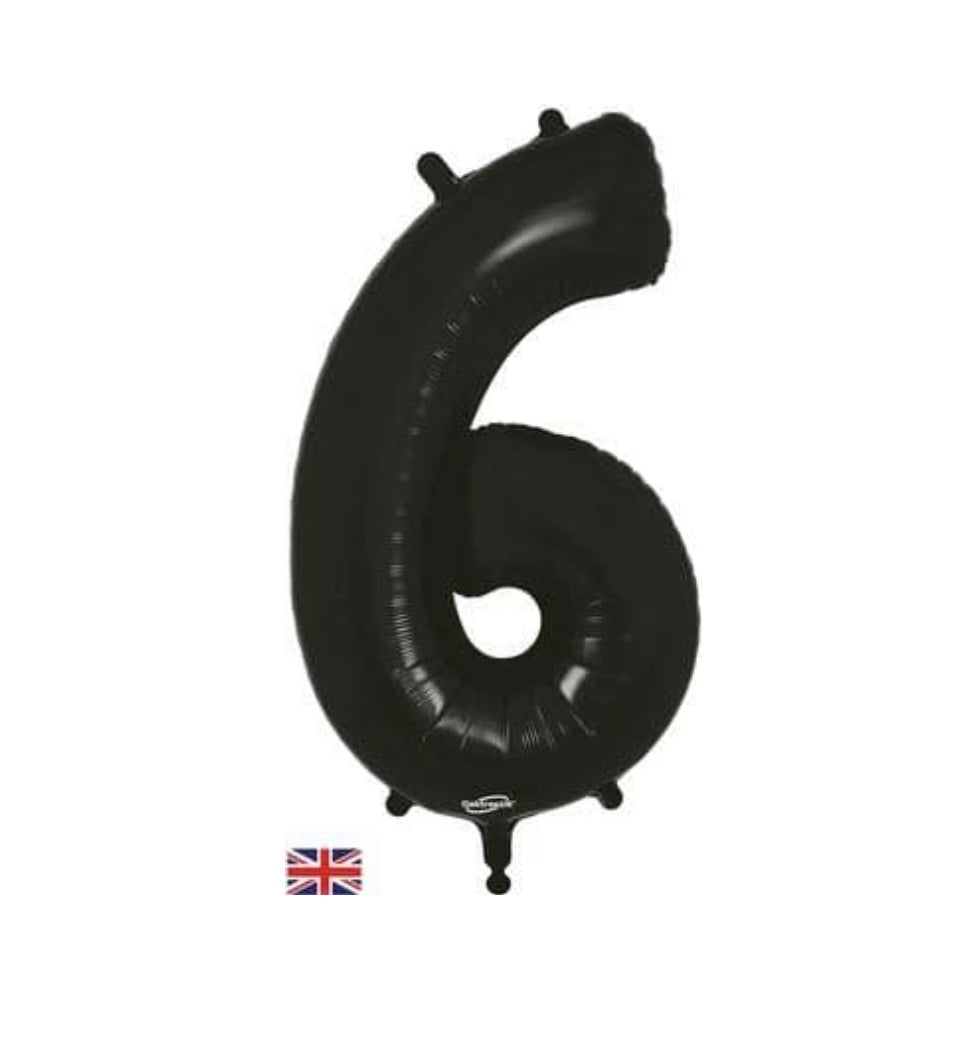 Oaktree 34 inch Black Numbers 0-9 