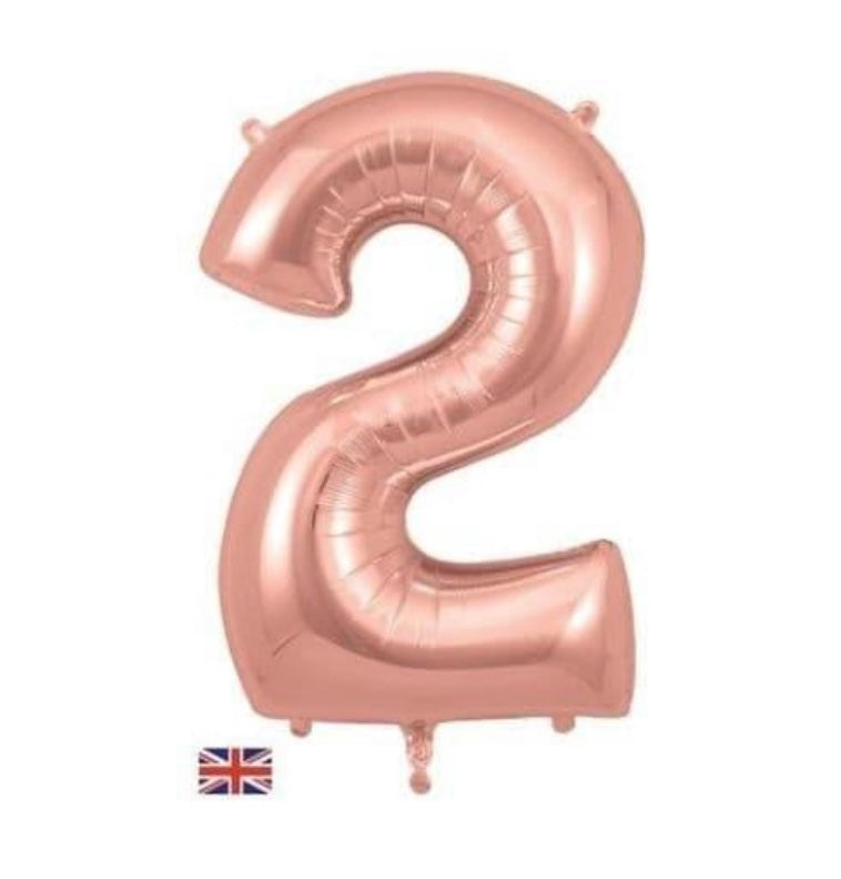 Oaktree 34 inch Rose Gold Numbers 0-9