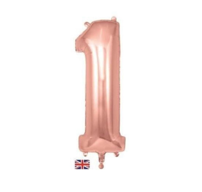 Oaktree 34 inch Rose Gold Numbers 0-9