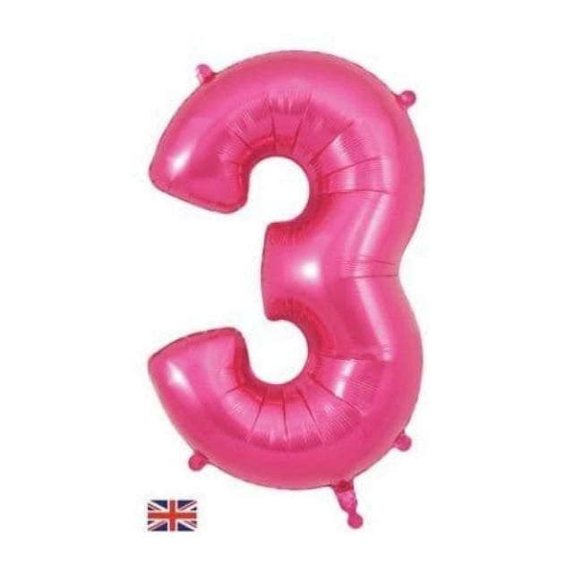 Oaktree 34 inch Pink Numbers 0-9